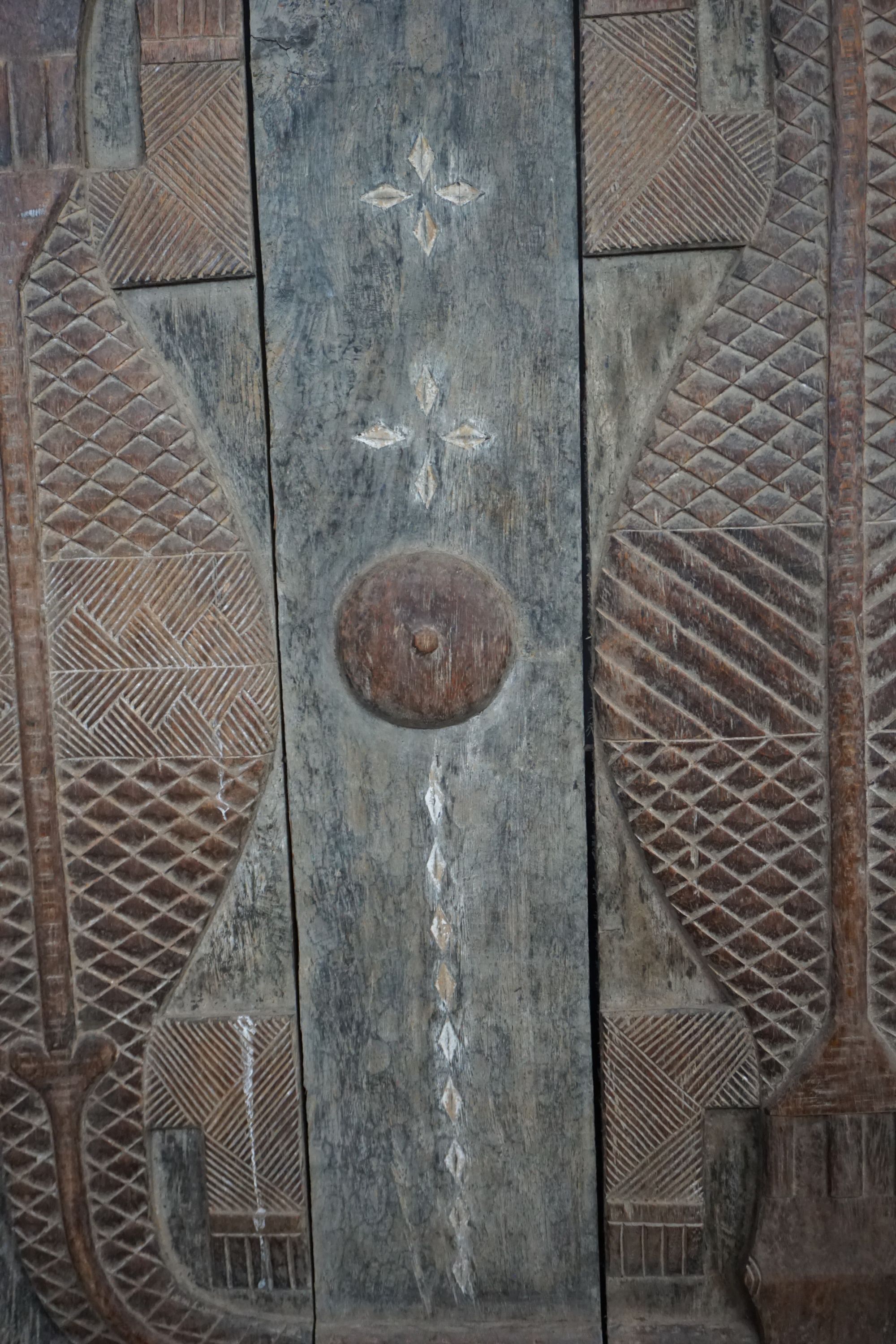 Africa, door / panel in wood, Dogonstam / Mali H187X87 - Image 2 of 2