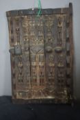 Africa, tribal art, door in wood H61X39