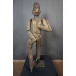 Africa, Tribal Art puppet in wood H132