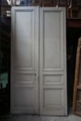 Double door in wood, Double Face H300x150