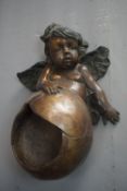 Angel in bronze H50x35x25