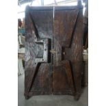 Africa, double panel in wood H166X120