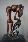Africa, sculpture in wood H46