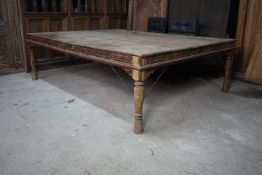 Exceptional table in wood H80x262x200