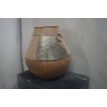Decorative pot in iron H51x49