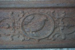 Decorative element in cast iron H24x107