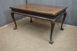 Decorative table in wood, extendable H78x100x150
