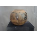 Decorative pot in iron H41x48