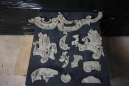 Decorative elements in wood