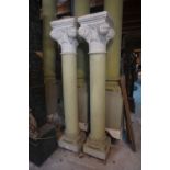 Couple columns in plaster H172x37x37