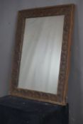 Mirror with frame in wood H95x68