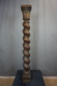 Column in wood H160x20x18