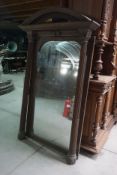 Mirror / Trumeau with decorative wooden frame H182X109