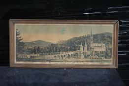 Decorative frame, Lourdes H28x60