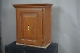 Wall cupboard in wood H59x52x25