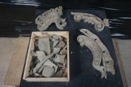 Decorative elements in wood
