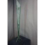 Standing lamp in glass and metal H173