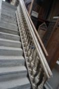2 railings in wood 18th H80x240