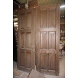 Neo-gothic, double door in Oak, Double Face H236X160