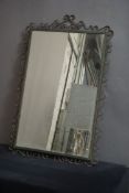 Mirror with frame in metal H69x44