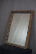 Mirror with frame in wood H87X63