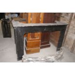 Fireplace in wood H105x167x80