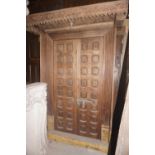 Double door / tempel door in wood H222X155X55