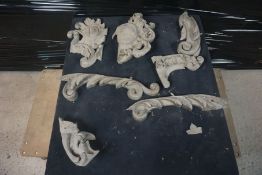 Decorative elements in wood