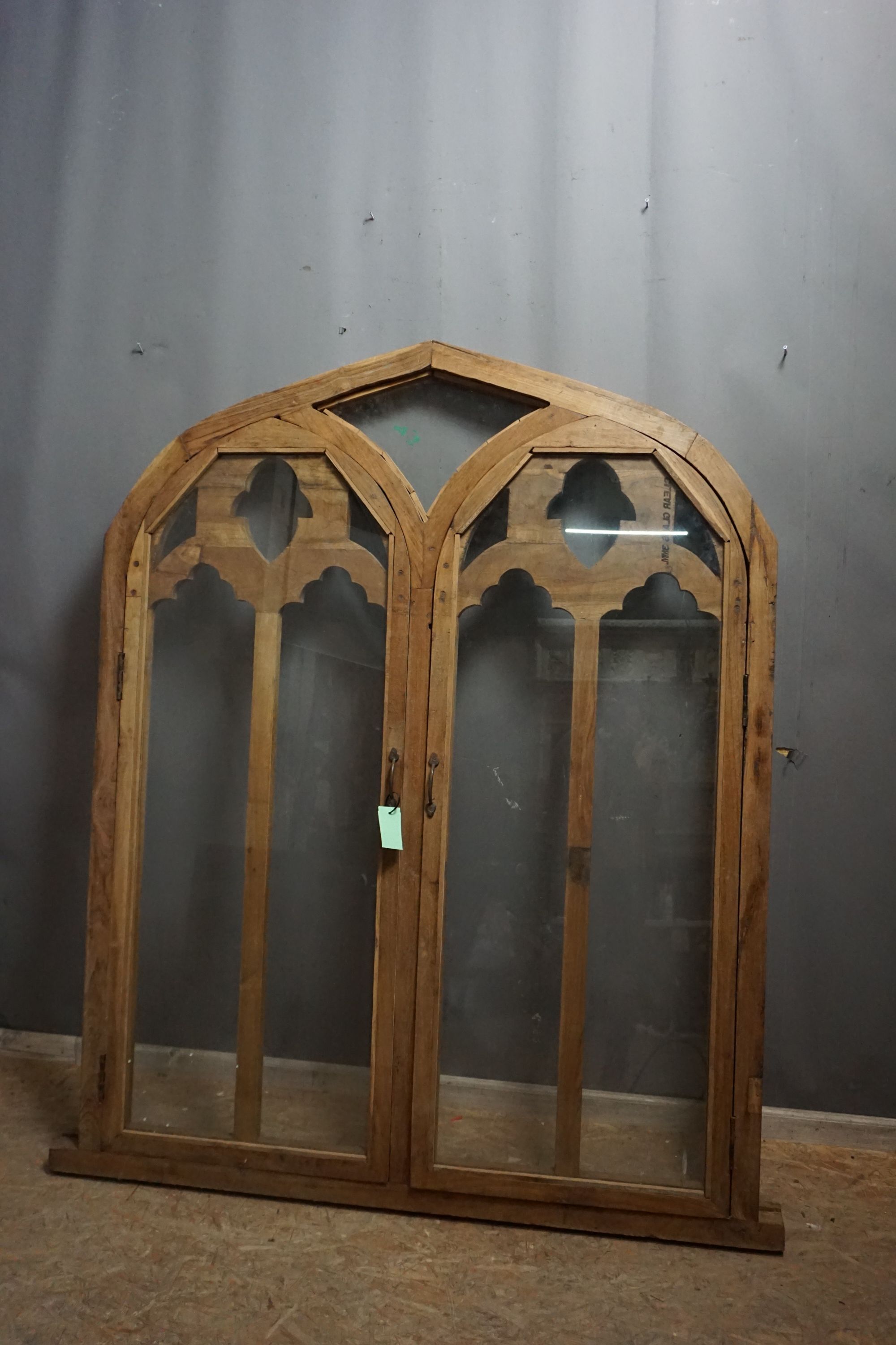 Neogothic, window in wood H175X138 - Image 2 of 3