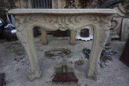 Fireplace in stone H143x171x38
