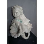 Angel in plaster H60x50