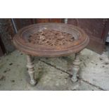 Round table in cast iron H42x62