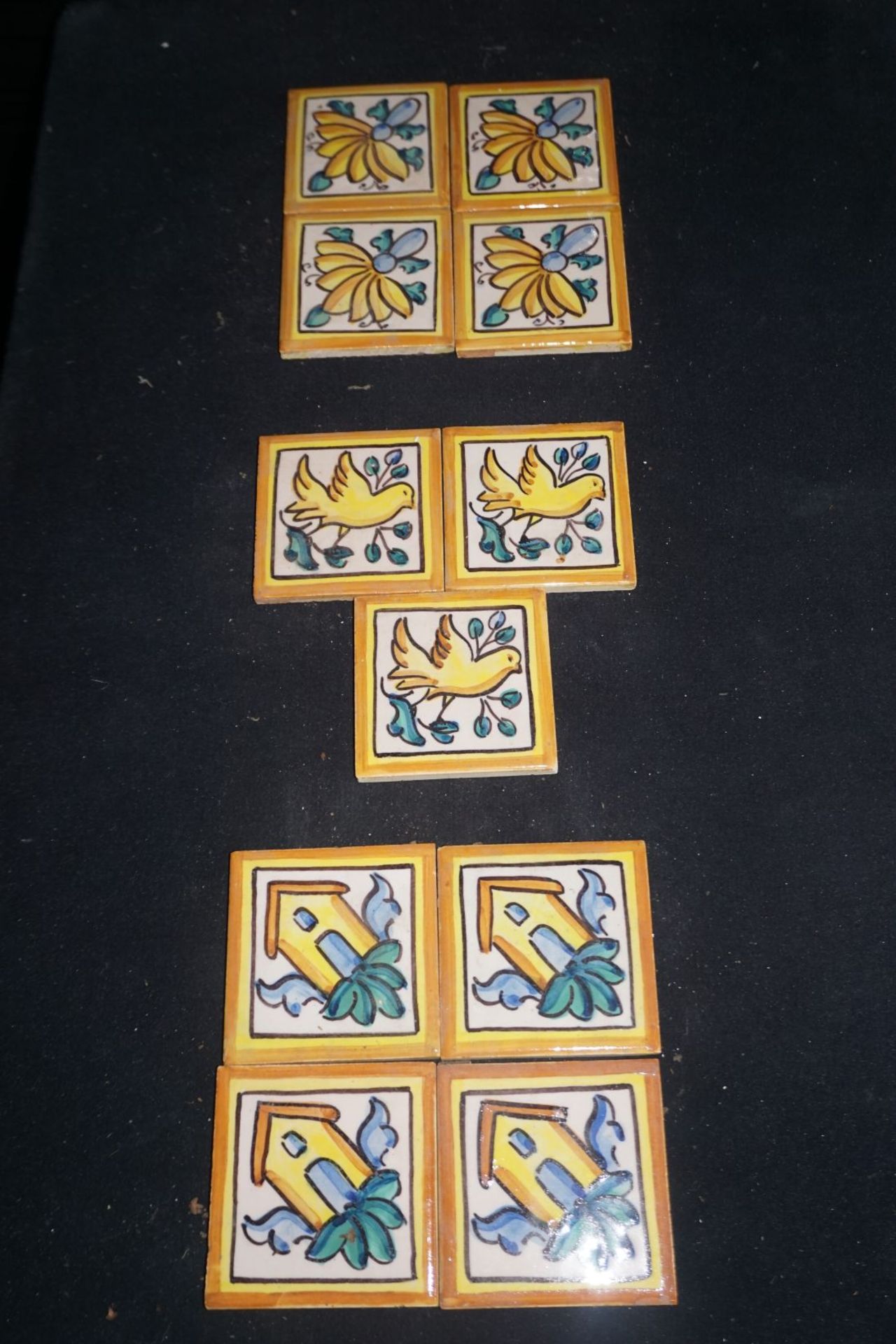 Lot (11) Decorative wall tiles H7.5x7.5 - Image 2 of 2