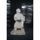 Sculpture in plaster H53x28x30