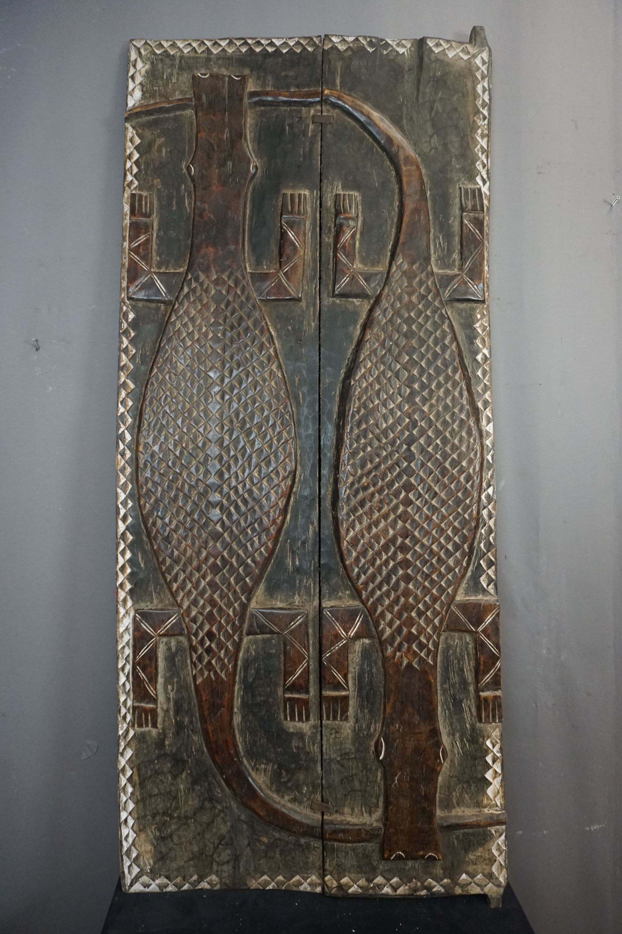 Africa, Ivory Coast Door in wood H150x66