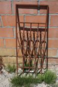 Paire of fences in wrought iron H88/103