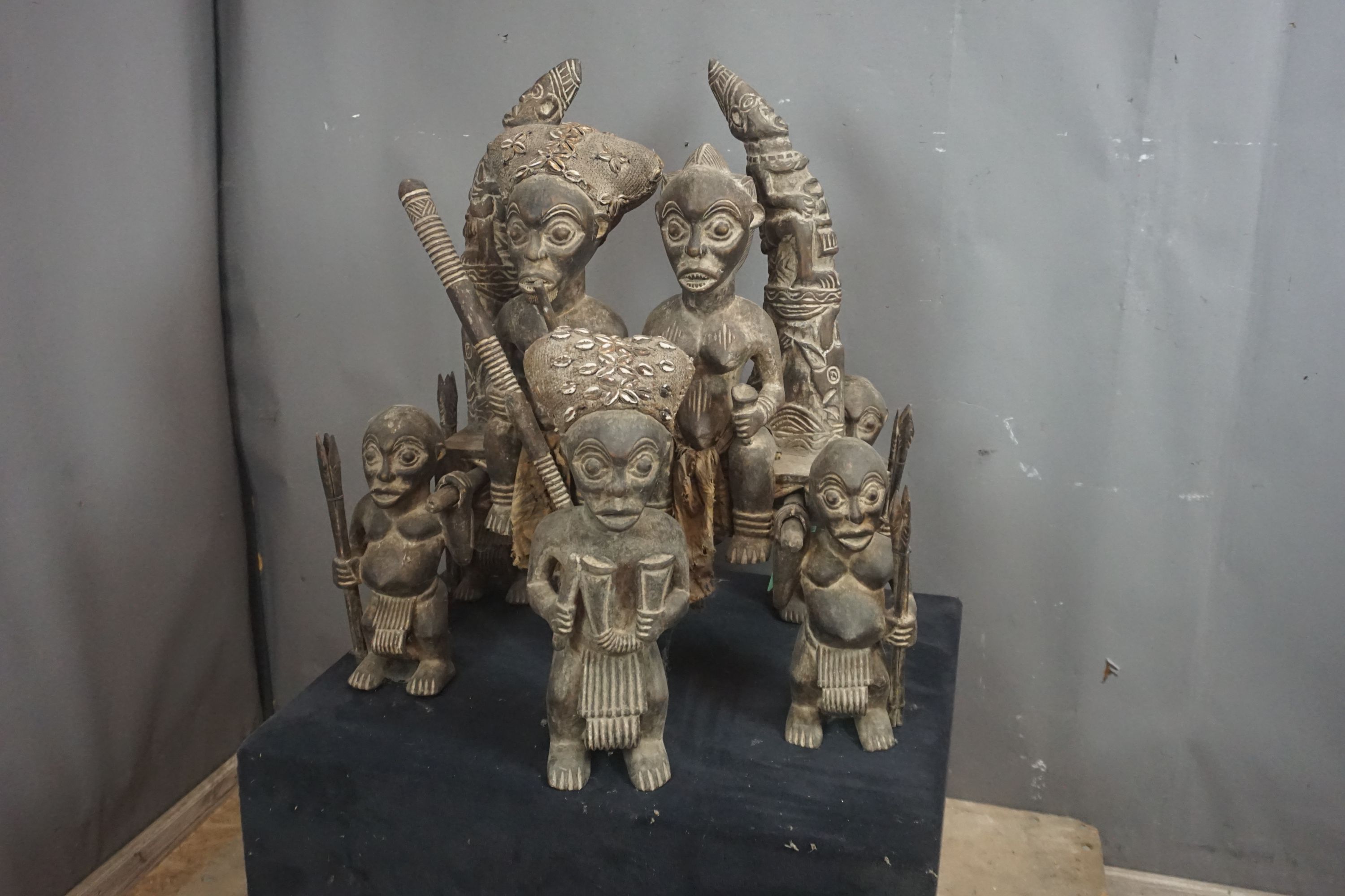 Africa, Art Tribal, sculptures H74x45x73 - Image 2 of 2