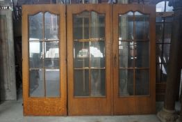 Triple door with glass H205x245