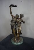 Sculpture in bronze H65