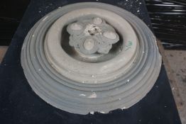 Decorative element in plaster
