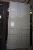 Double door in wood H300x148