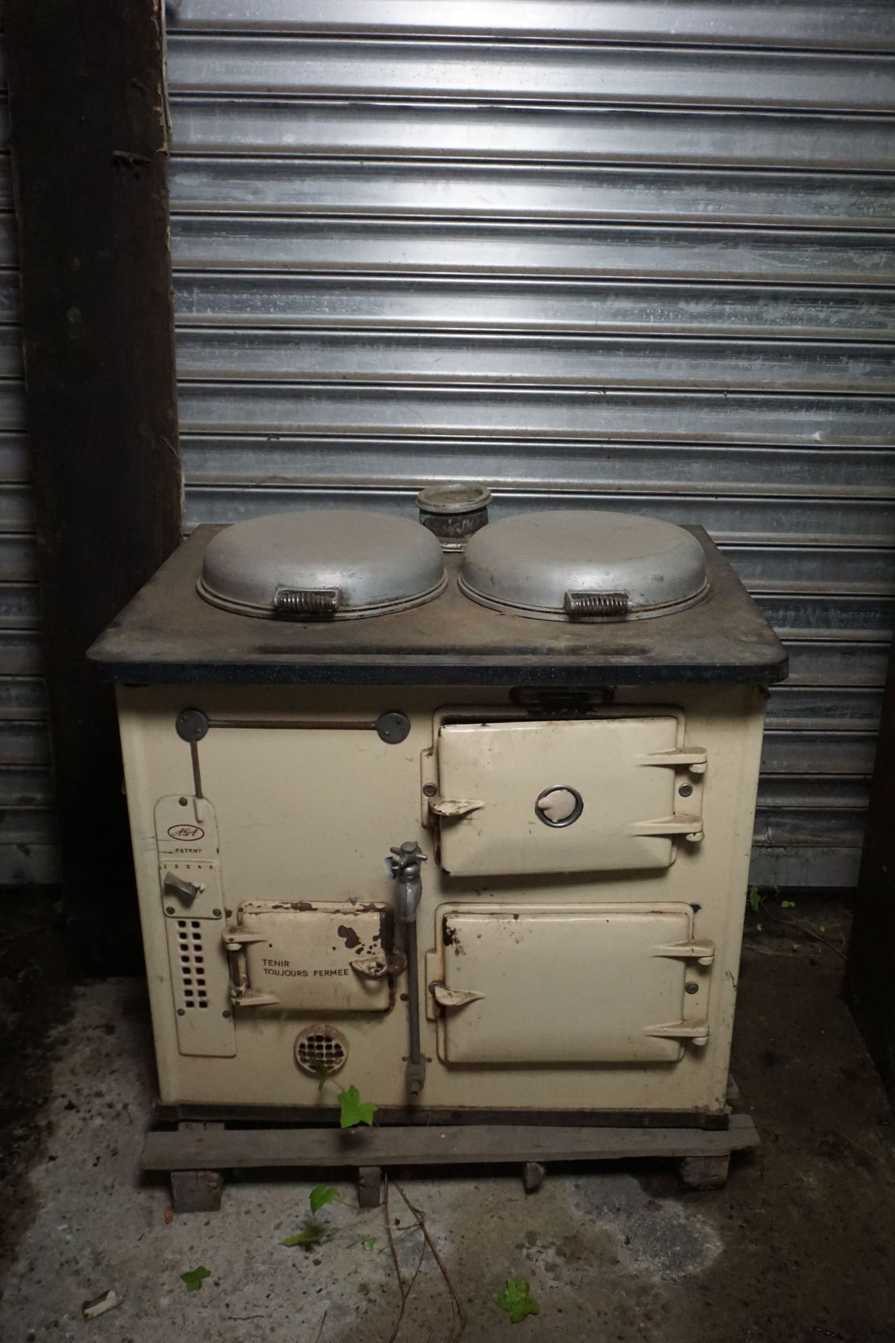 Kitchen stove in cast iron and email H87x98x78 - Image 2 of 2