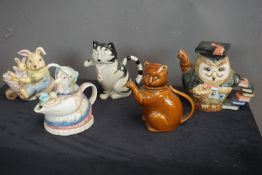 Lot of teapots