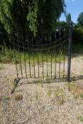 Gate in wrought iron H200x190