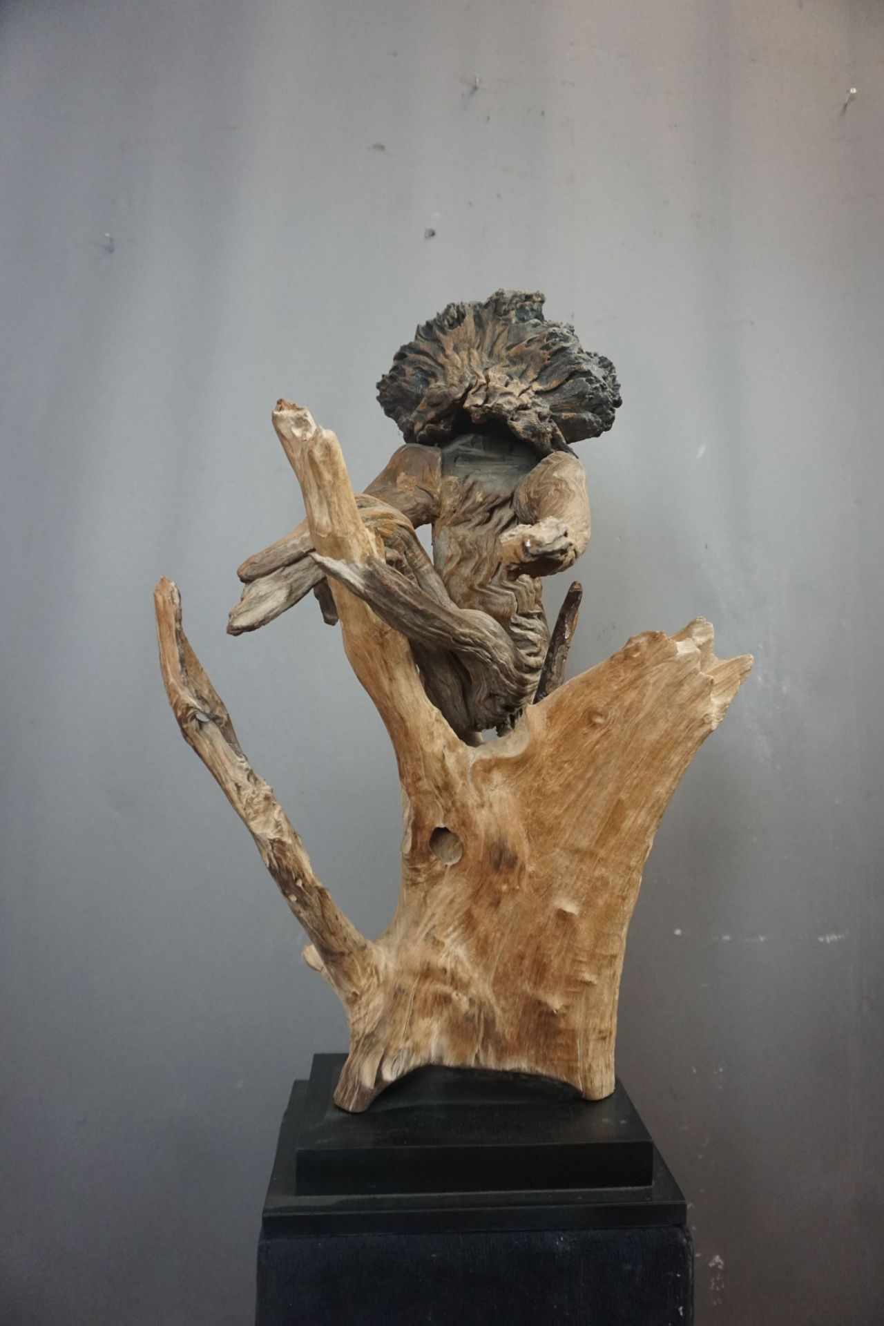 Decorative sculpture from root wood H70x40x35