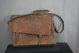 School bag in leather H36x48