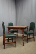 Table with chairs H76x119x80