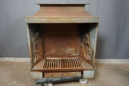 Fireplace in cast iron H77x71x44