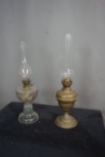 Couple oil lamps H51