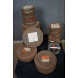 Lot of films for cinema projector